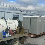 The Bolles Co, Inc Gallery Pic portable toilets on trailer