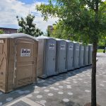 The Bolles Co, Inc Gallery Pic portable toilets in a public space