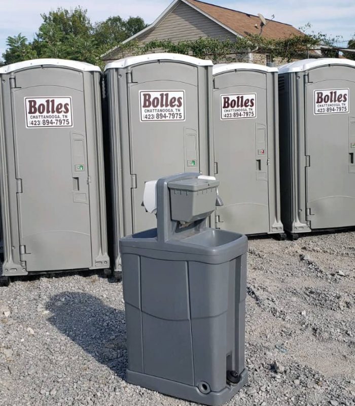 The Bolles Co, Inc Gallery Pic portable toilets and hand washing station