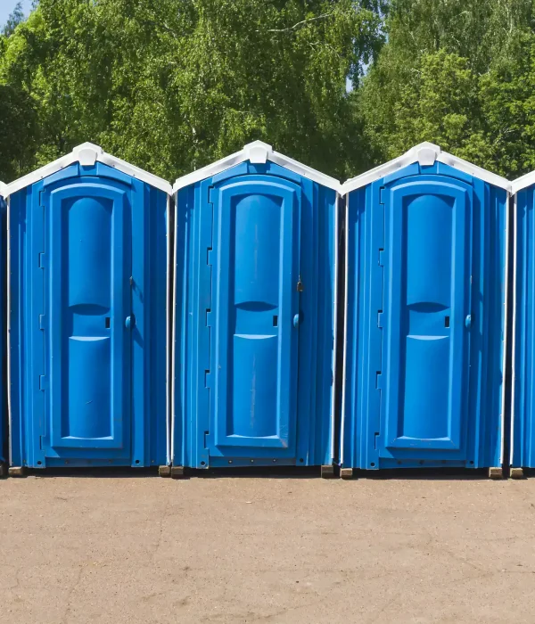 Blue Portable Toilets