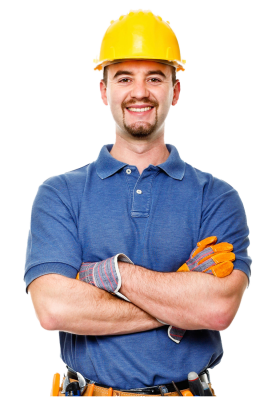 A Service man smiling with helmet on and crossing his arms.